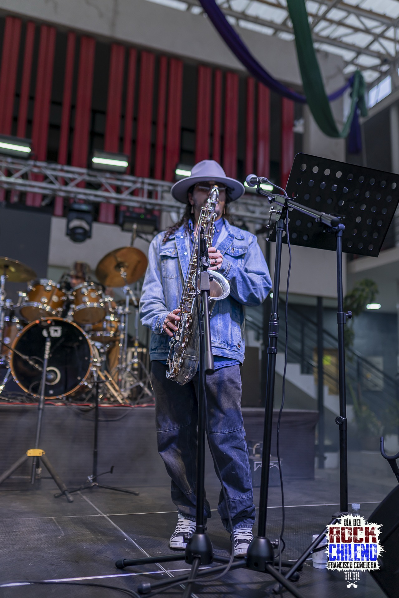 En festival con sombrero